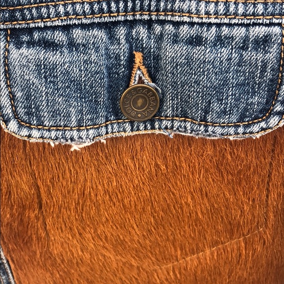 Dolce & Gabbana Jackets & Coats Dolce Gabbana Horsehair Denim
